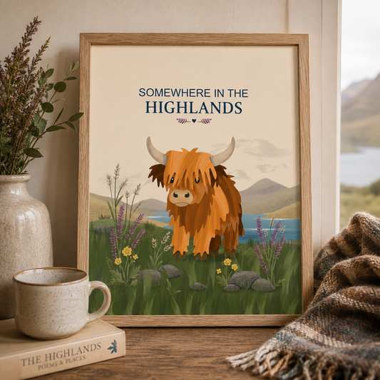 Somewhere in the Highlands – Art Print