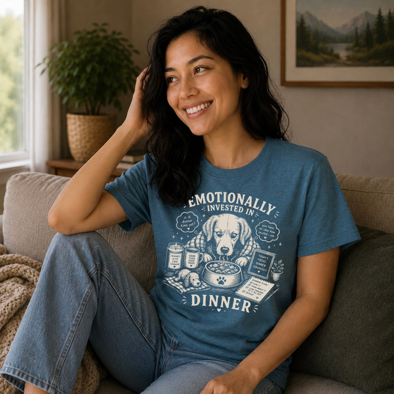 Emotionally Invested In Dinner Tee