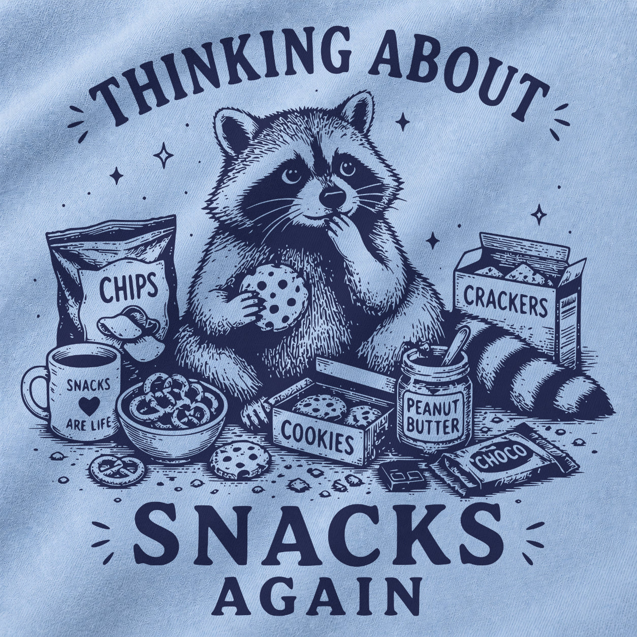 Thinking About Snacks Again Sweatshirt