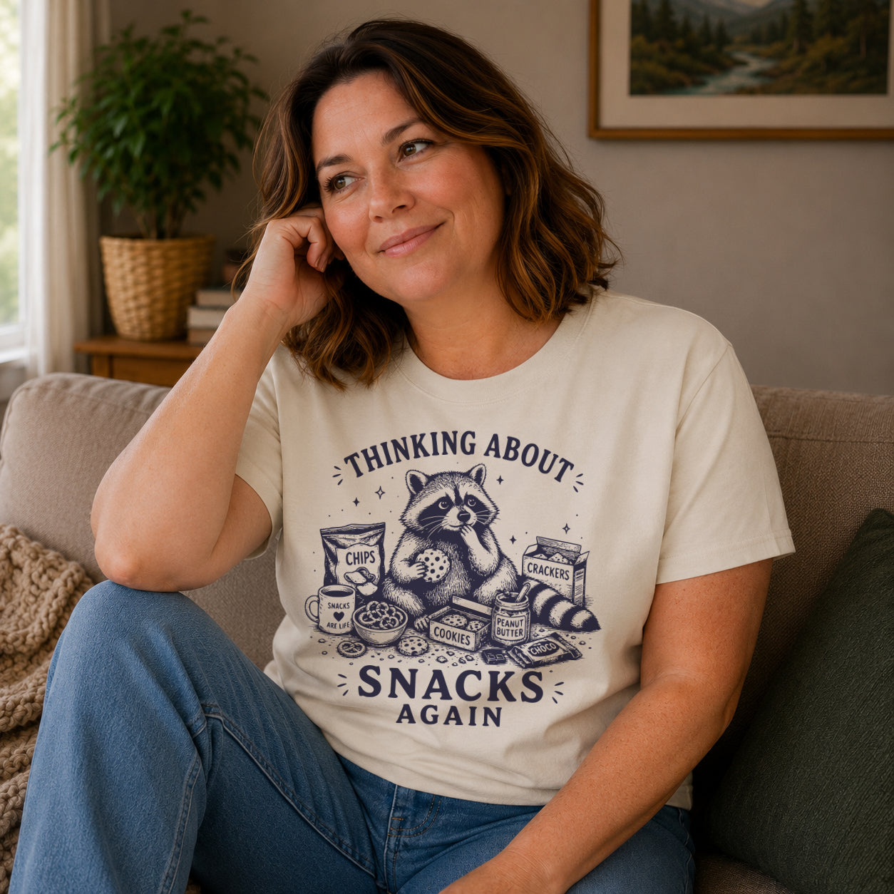 Thinking About Snacks Again Tee