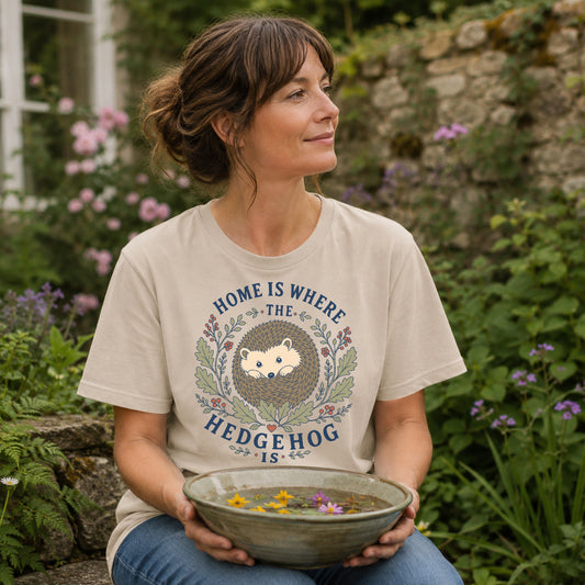 Home Is Where The Hedgehog Is T-Shirt