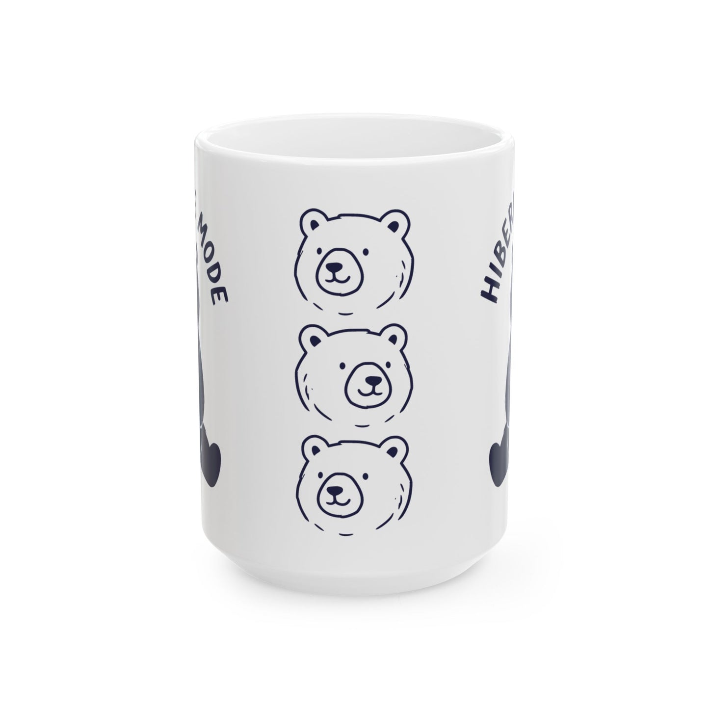 Hibernate Mode Ceramic Mug, (11oz, 15oz)