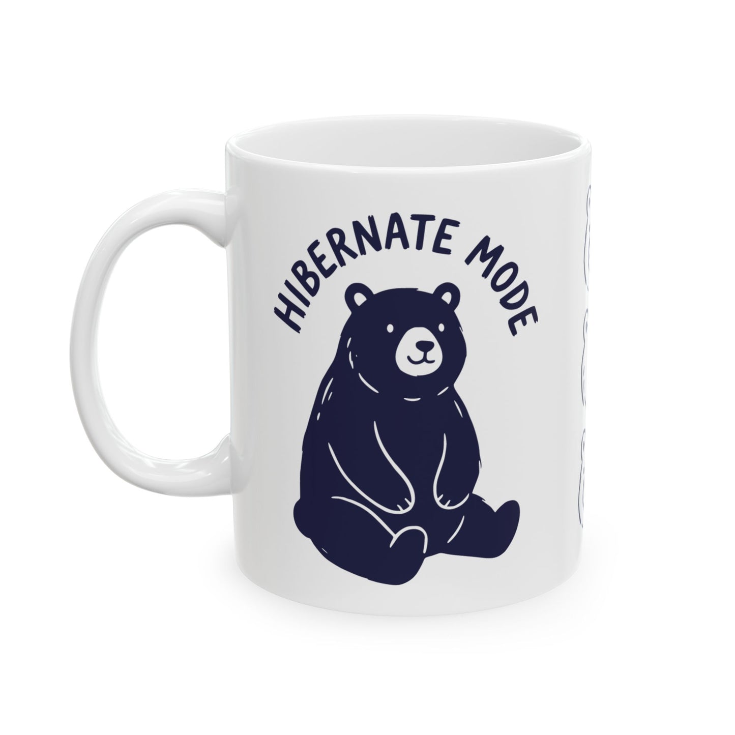 Hibernate Mode Ceramic Mug, (11oz, 15oz)