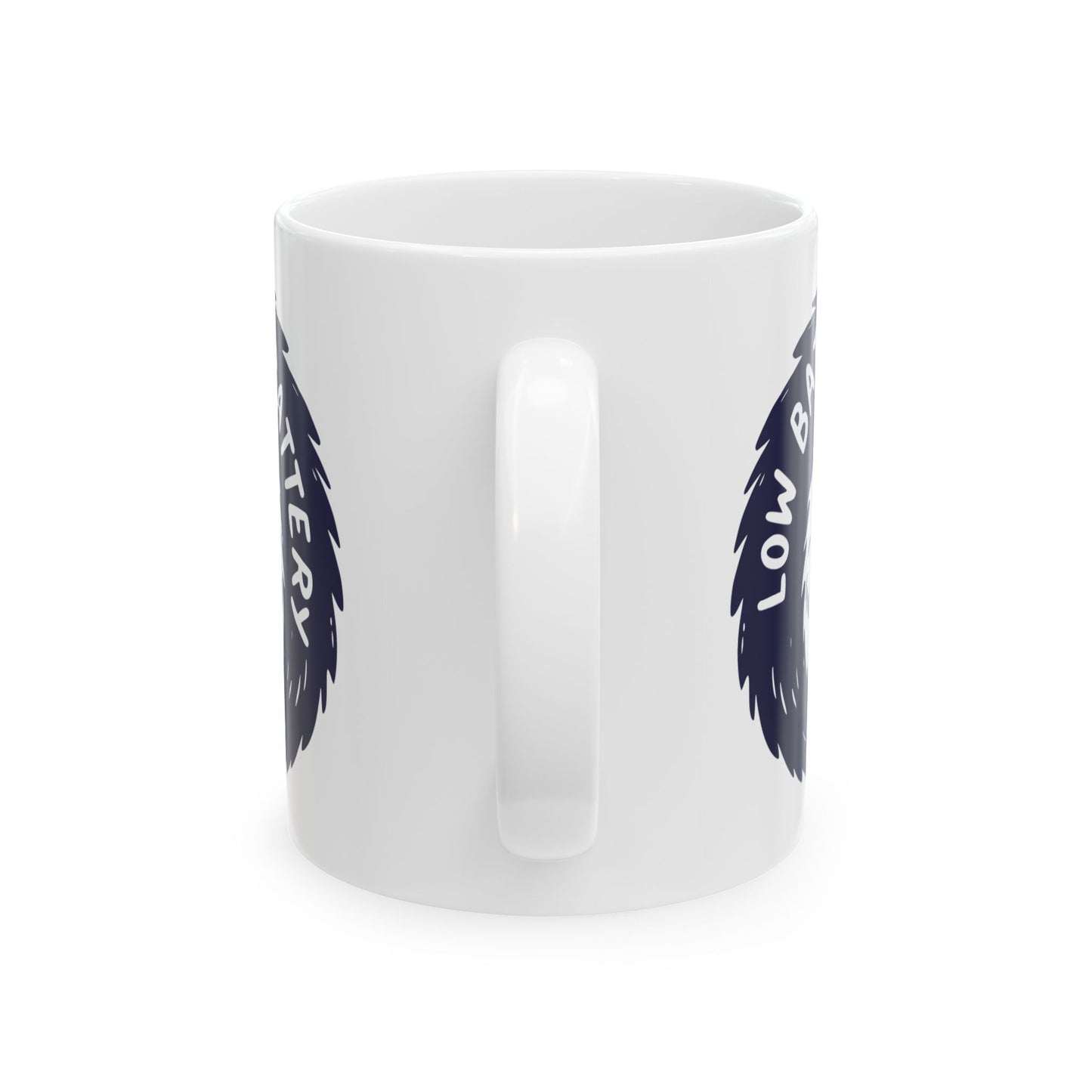 Low Battery Ceramic Mug, (11oz, 15oz)