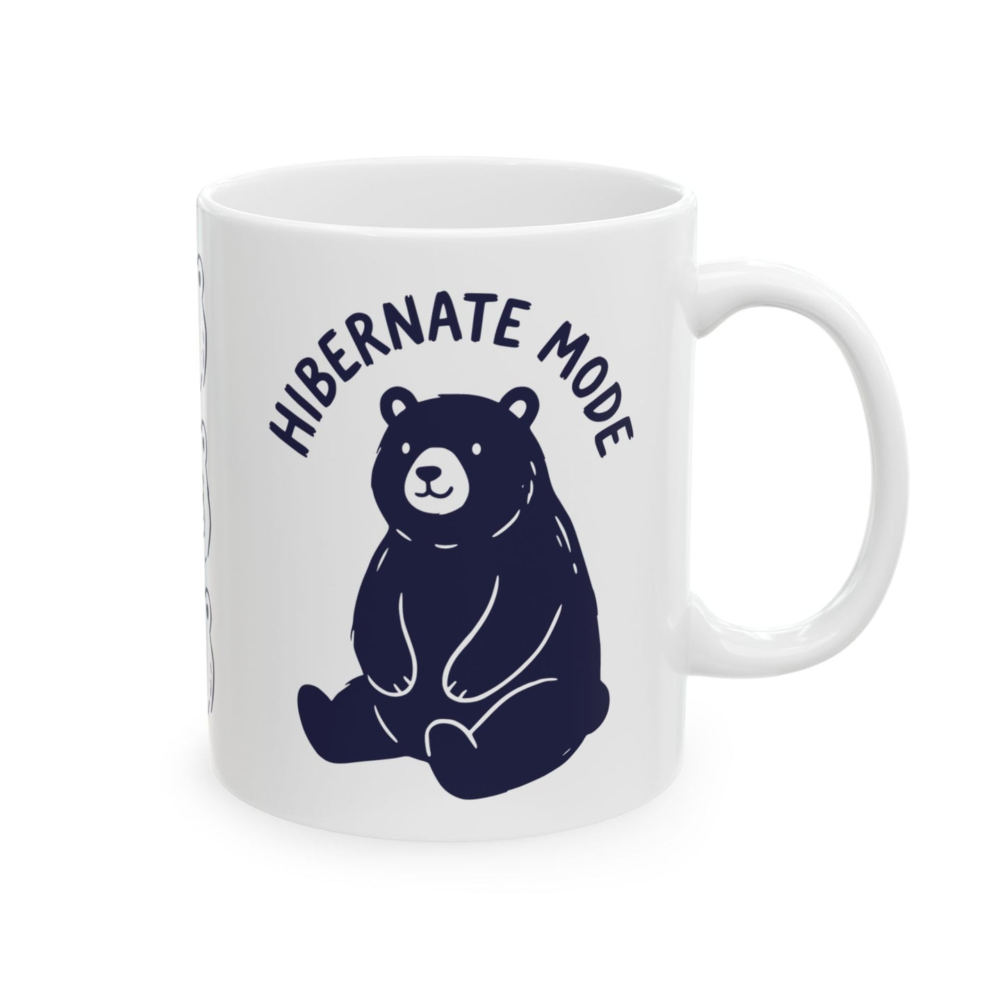 Hibernate Mode Ceramic Mug, (11oz, 15oz)