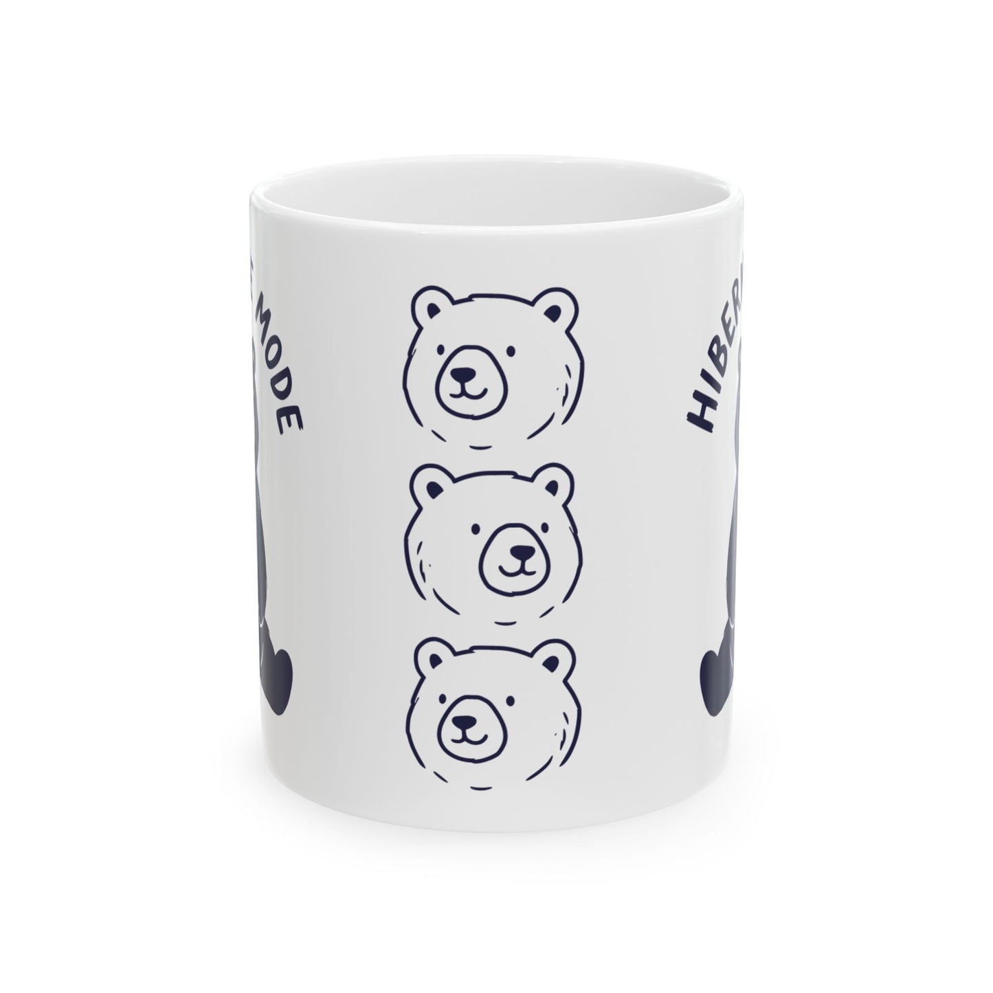 Hibernate Mode Ceramic Mug, (11oz, 15oz)