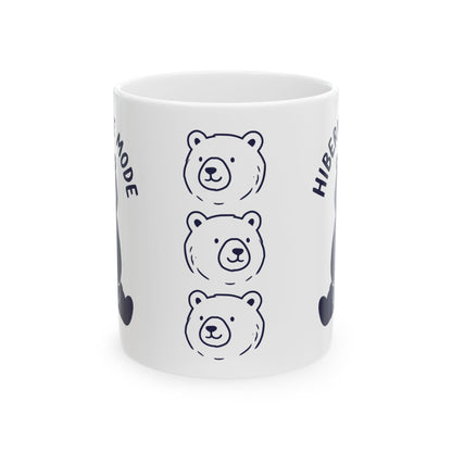 Hibernate Mode Ceramic Mug, (11oz, 15oz)