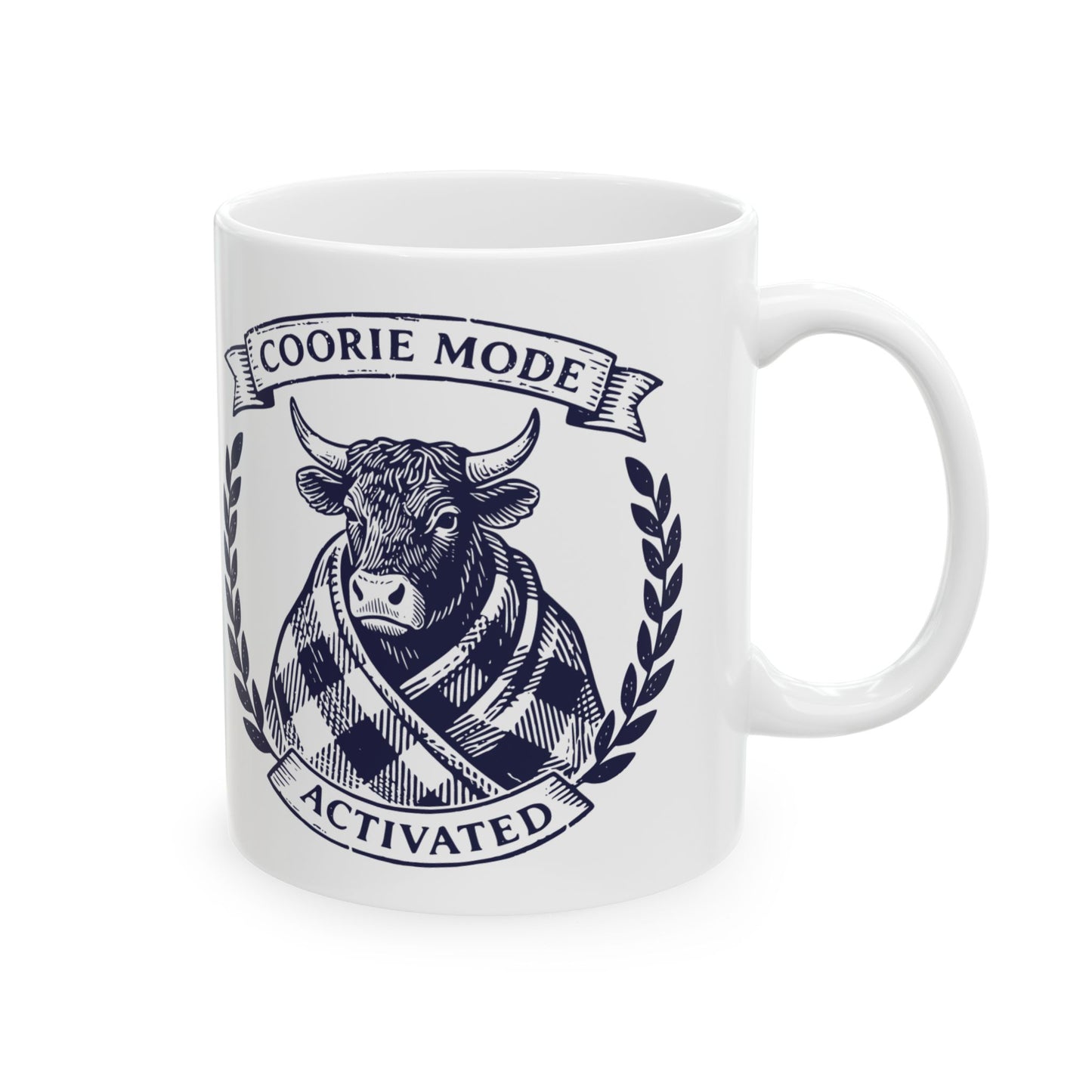 Coorie Mode Activated Ceramic Mug, (11oz, 15oz)
