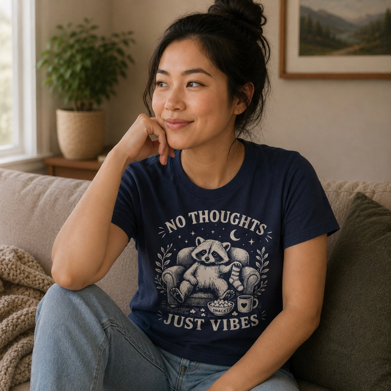 No Thoughts, Just Vibes Tee