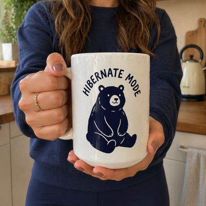 Hibernate Mode Ceramic Mug, (11oz, 15oz)