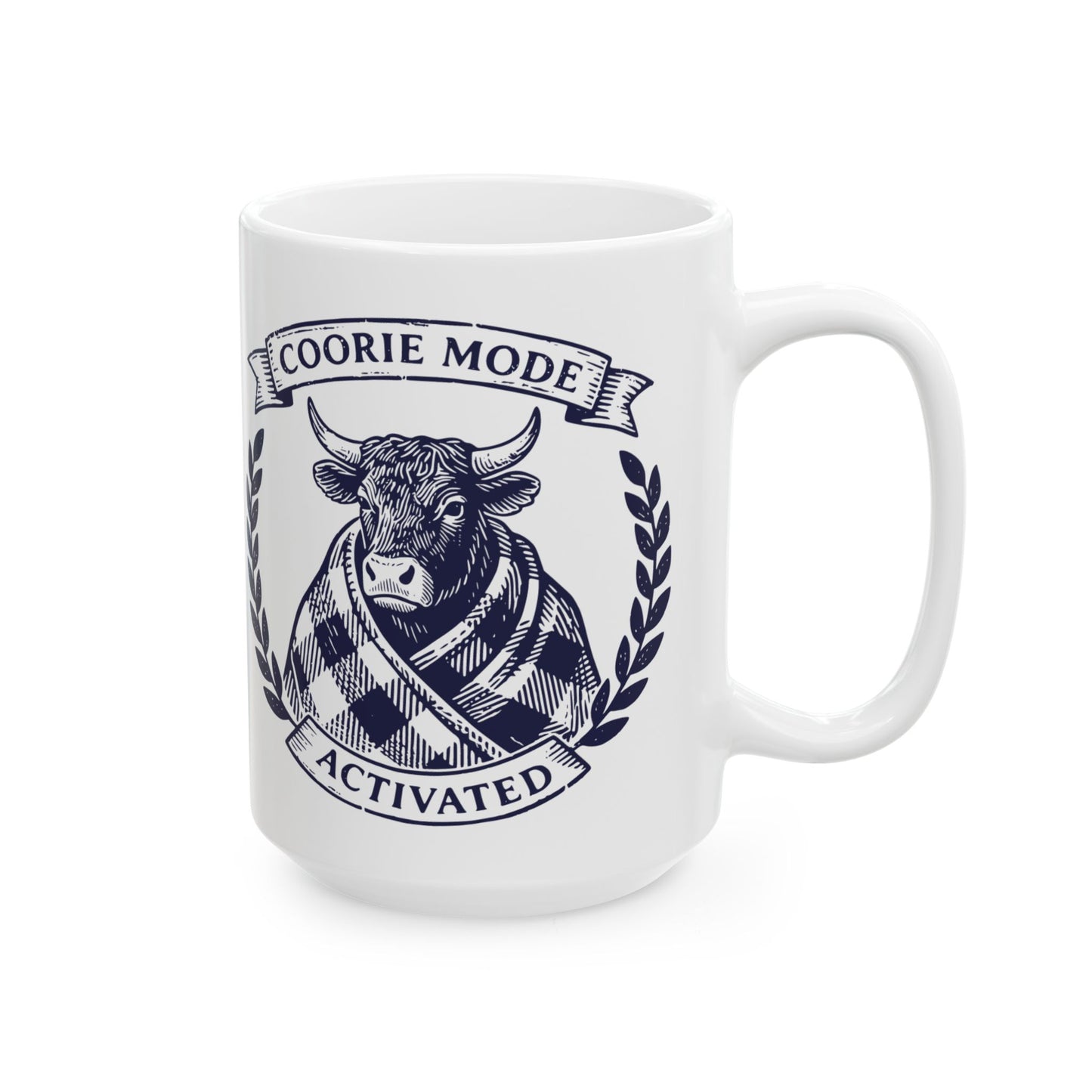 Coorie Mode Activated Ceramic Mug, (11oz, 15oz)