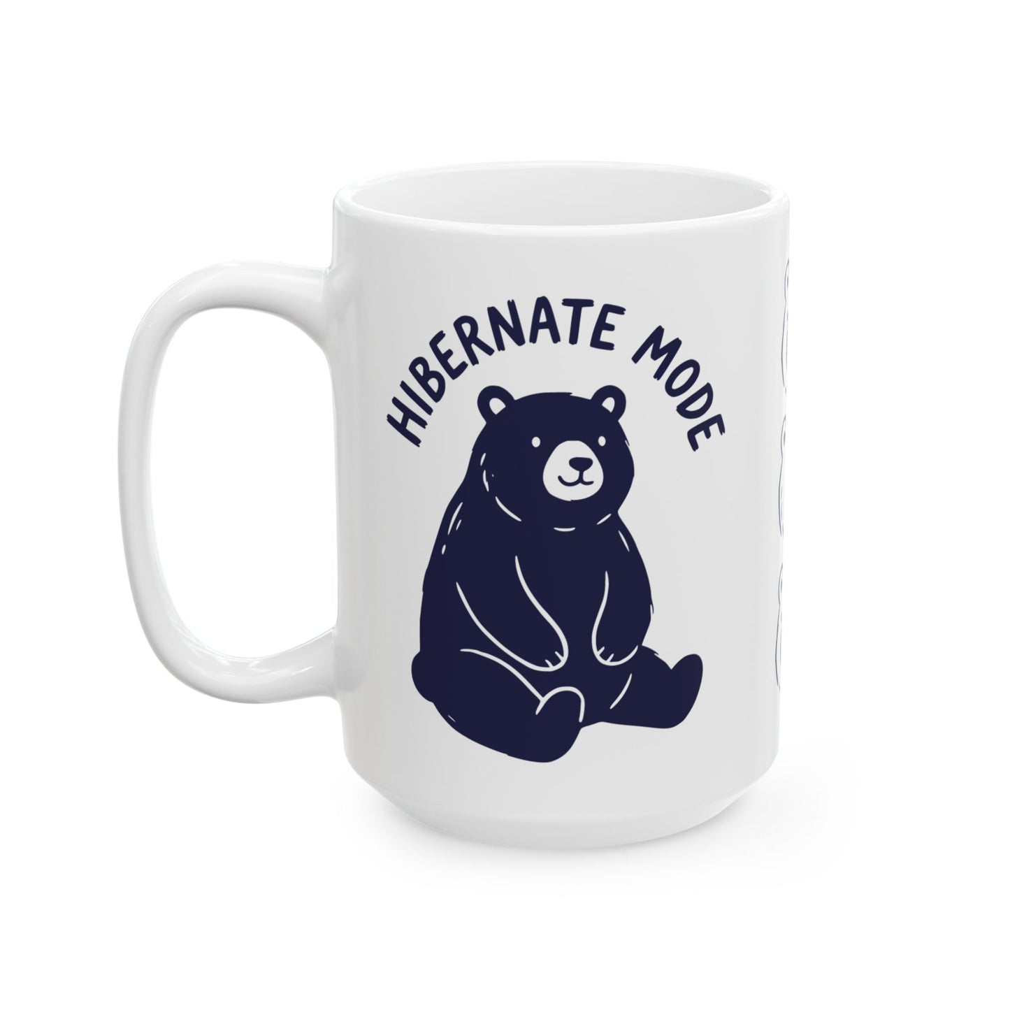 Hibernate Mode Ceramic Mug, (11oz, 15oz)
