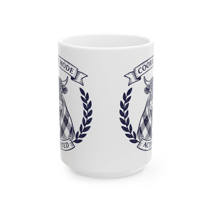 Coorie Mode Activated Ceramic Mug, (11oz, 15oz)