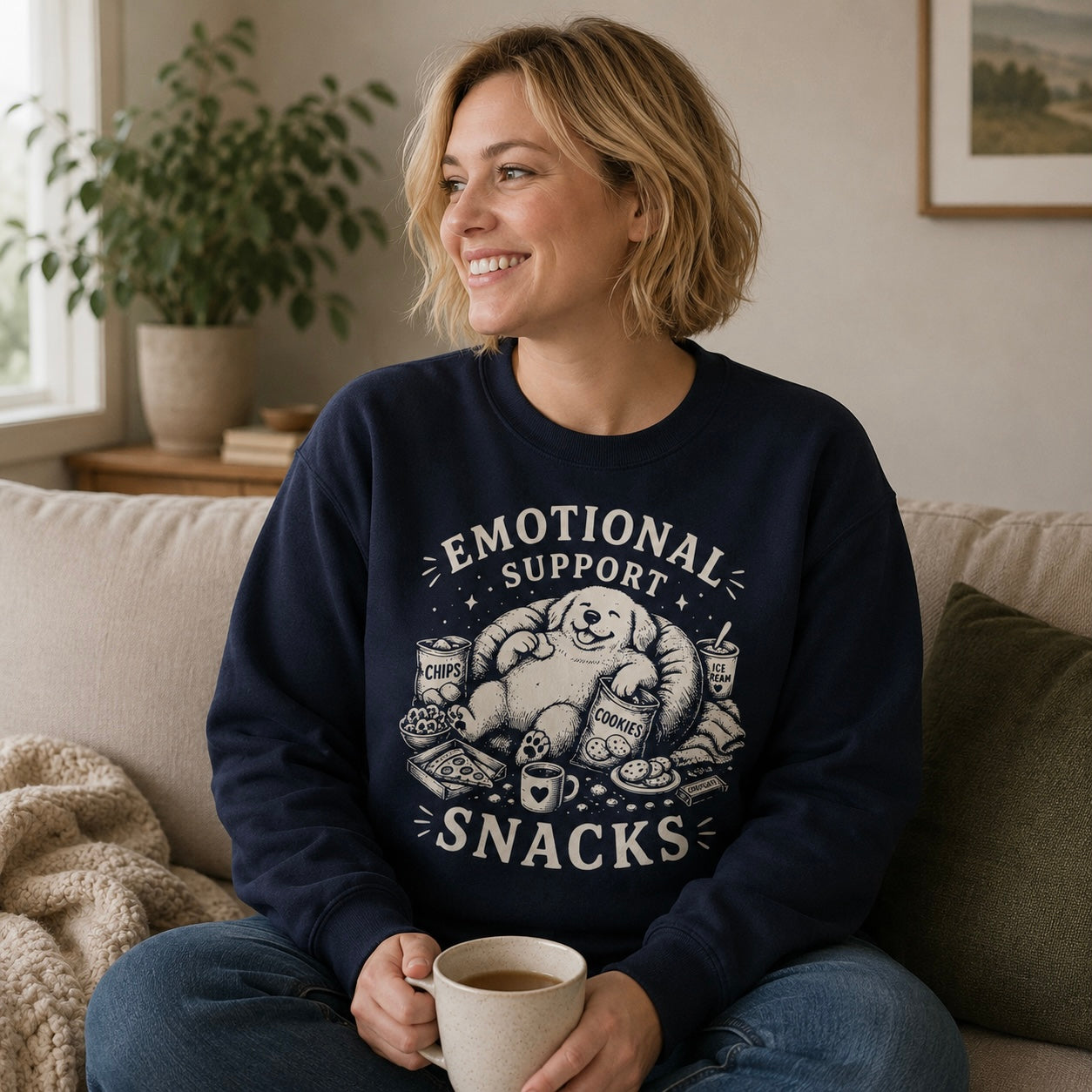 Emotional Support Snacks Sweatshirt