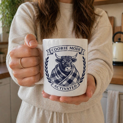 Coorie Mode Activated Ceramic Mug, (11oz, 15oz)