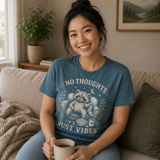No Thoughts, Just Vibes Tee