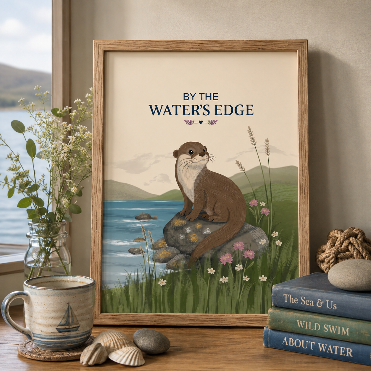 By The Water’s Edge – Art Print