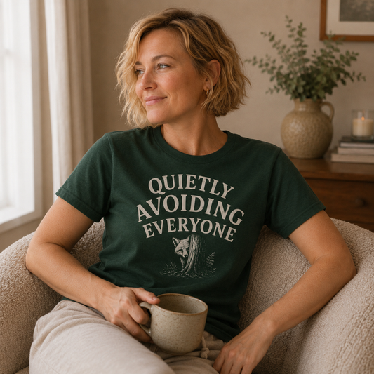 Quietly Avoiding Everyone Tee