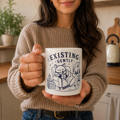 Existing Gently Ceramic Mug, (11oz, 15oz)