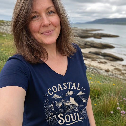 Coastal Soul Soft V-Neck T-Shirt