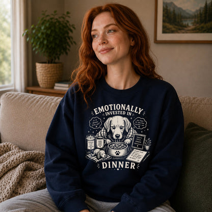 Emotionally Invested In Dinner Sweatshirt