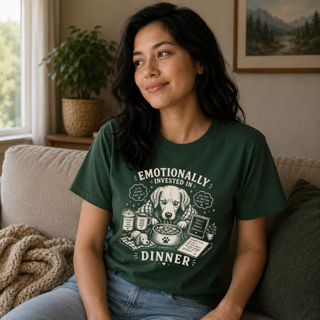 Emotionally Invested In Dinner Tee