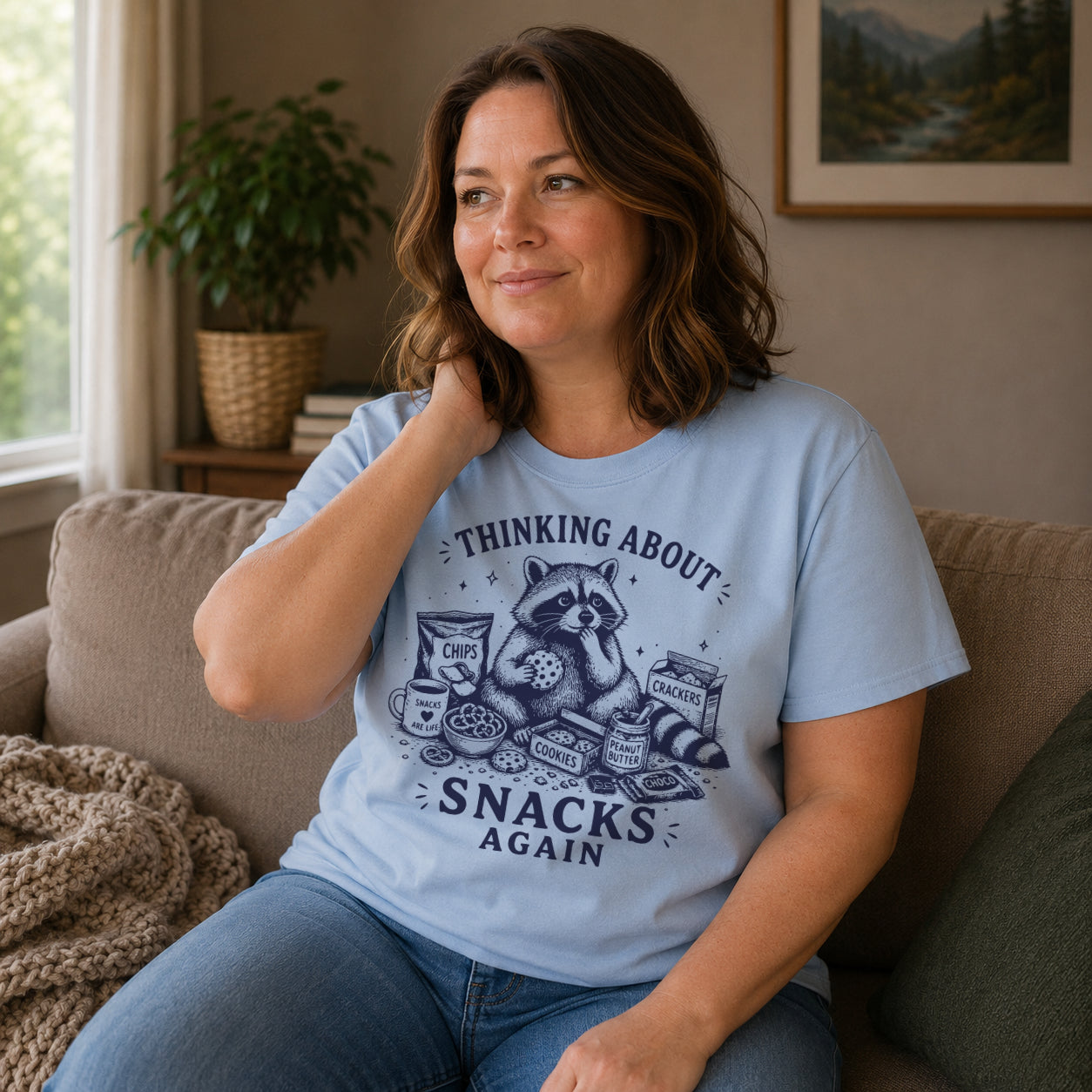 Thinking About Snacks Again Tee