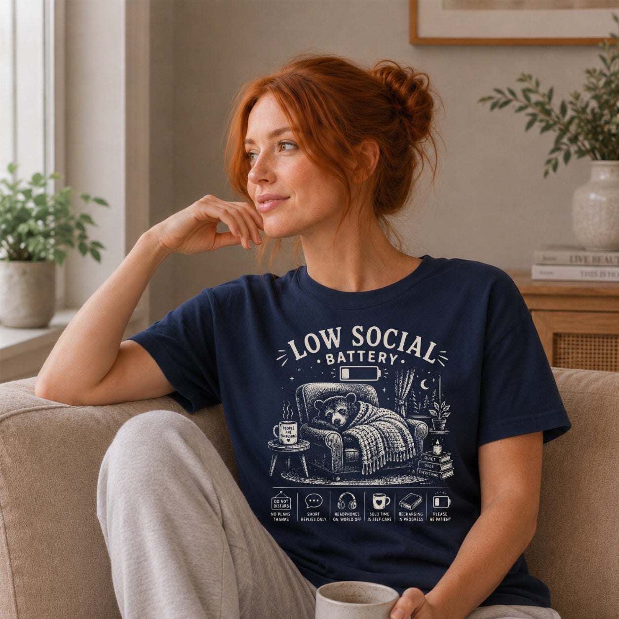 Low Social Battery Tee