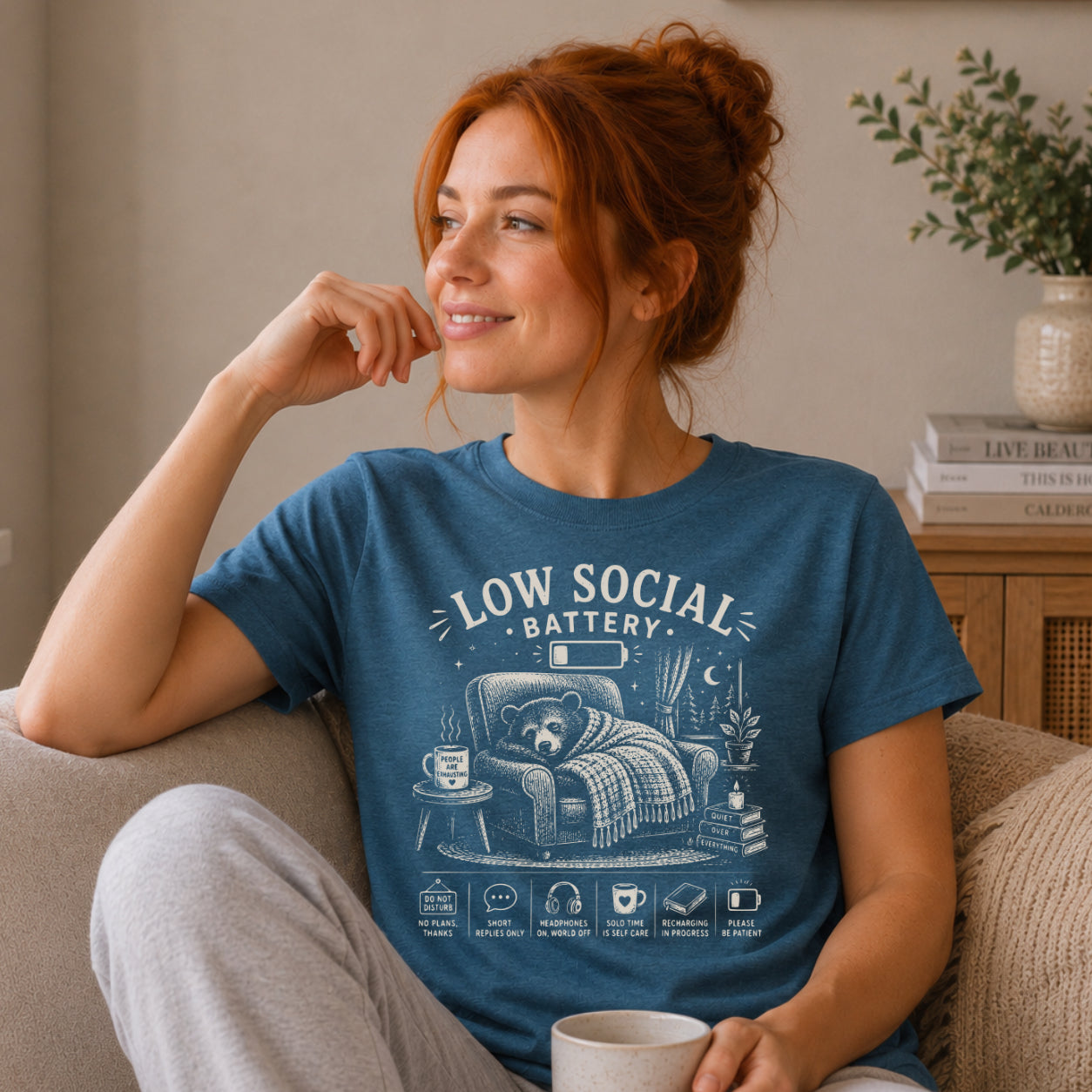 Low Social Battery Tee