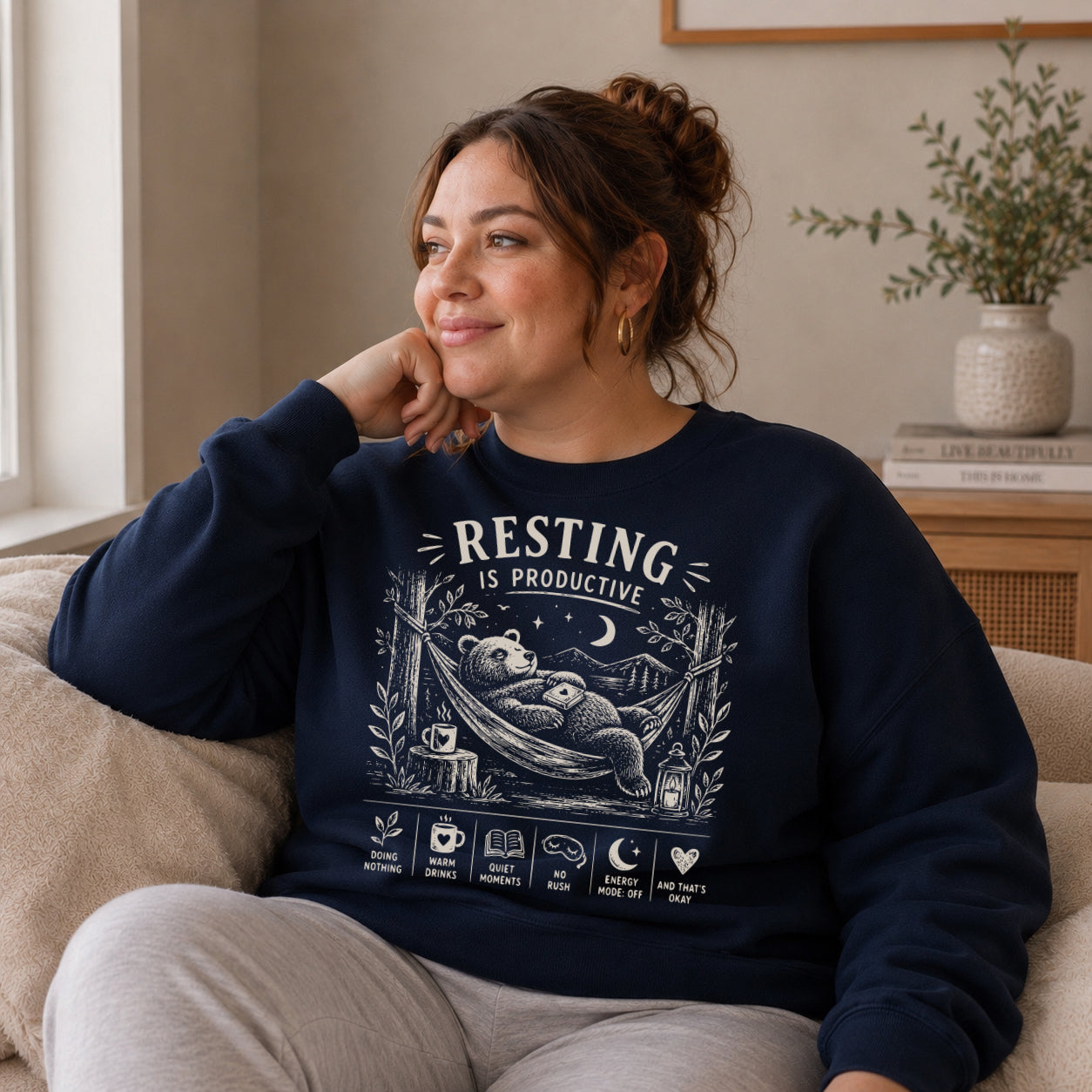 Resting Is Productive Sweatshirt