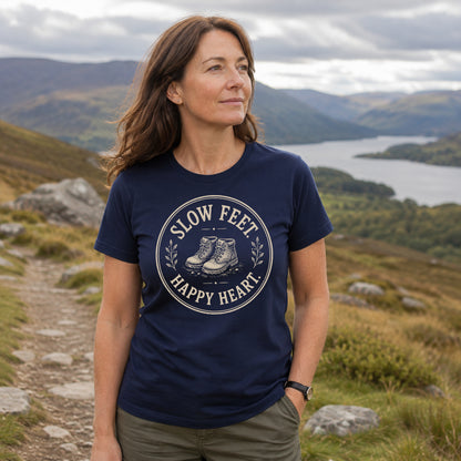 Slow Feet, Happy Heart T-Shirt