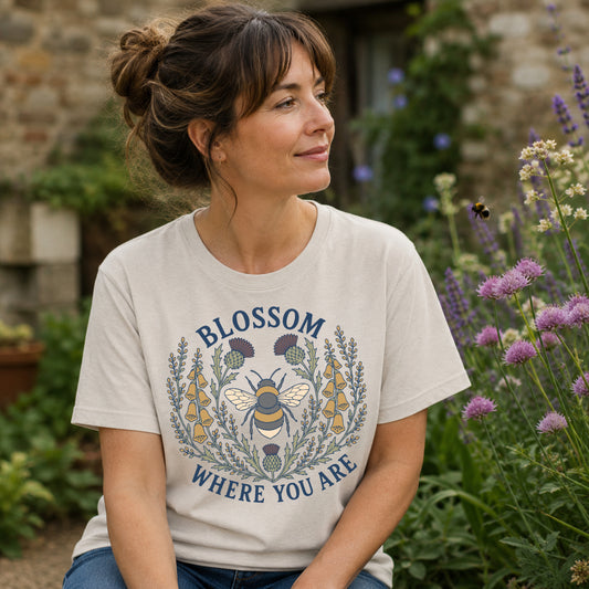 Blossom Where You Are T-Shirt